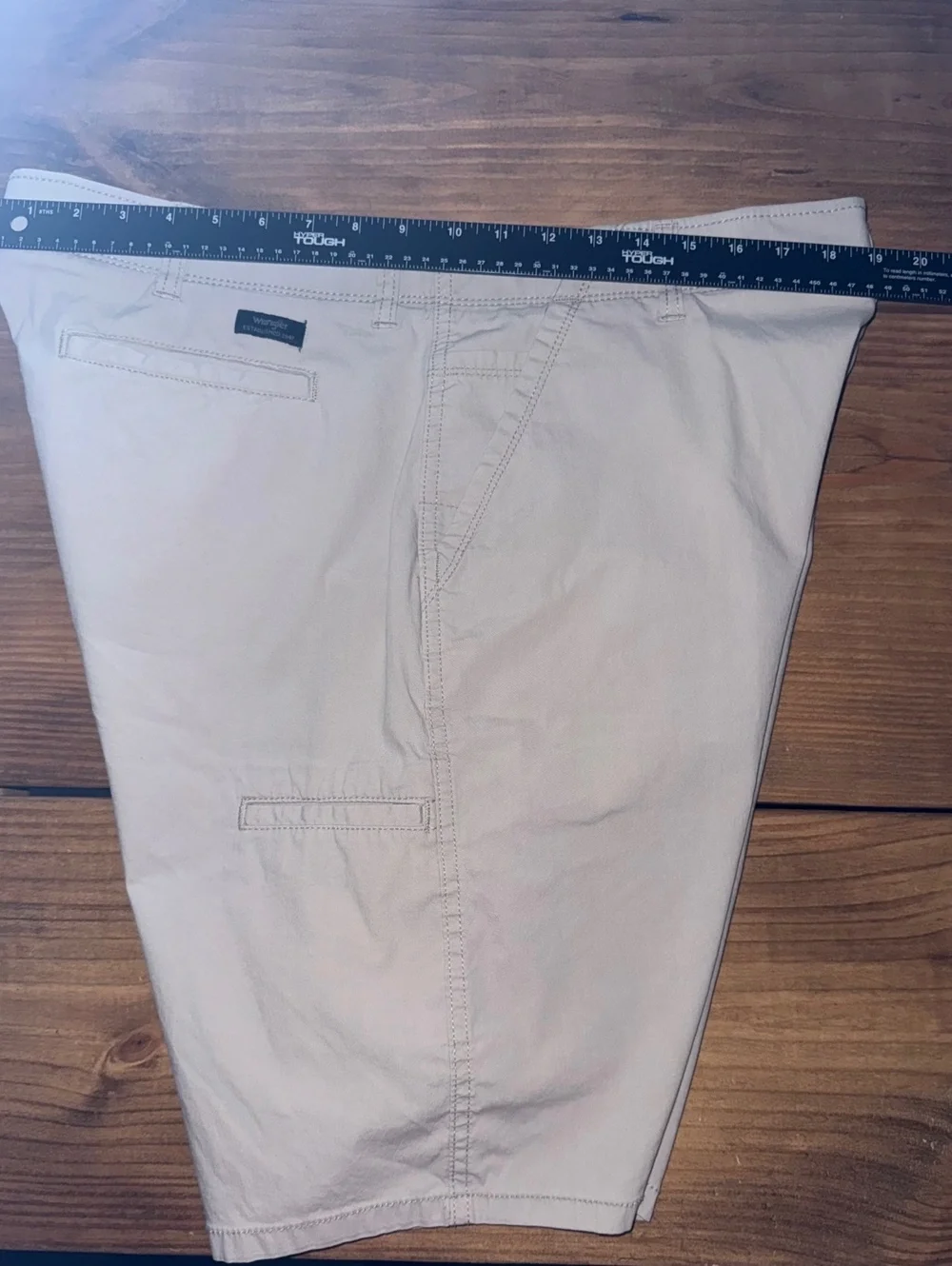 Wrangler Beige Cotton Blend Casual Shorts